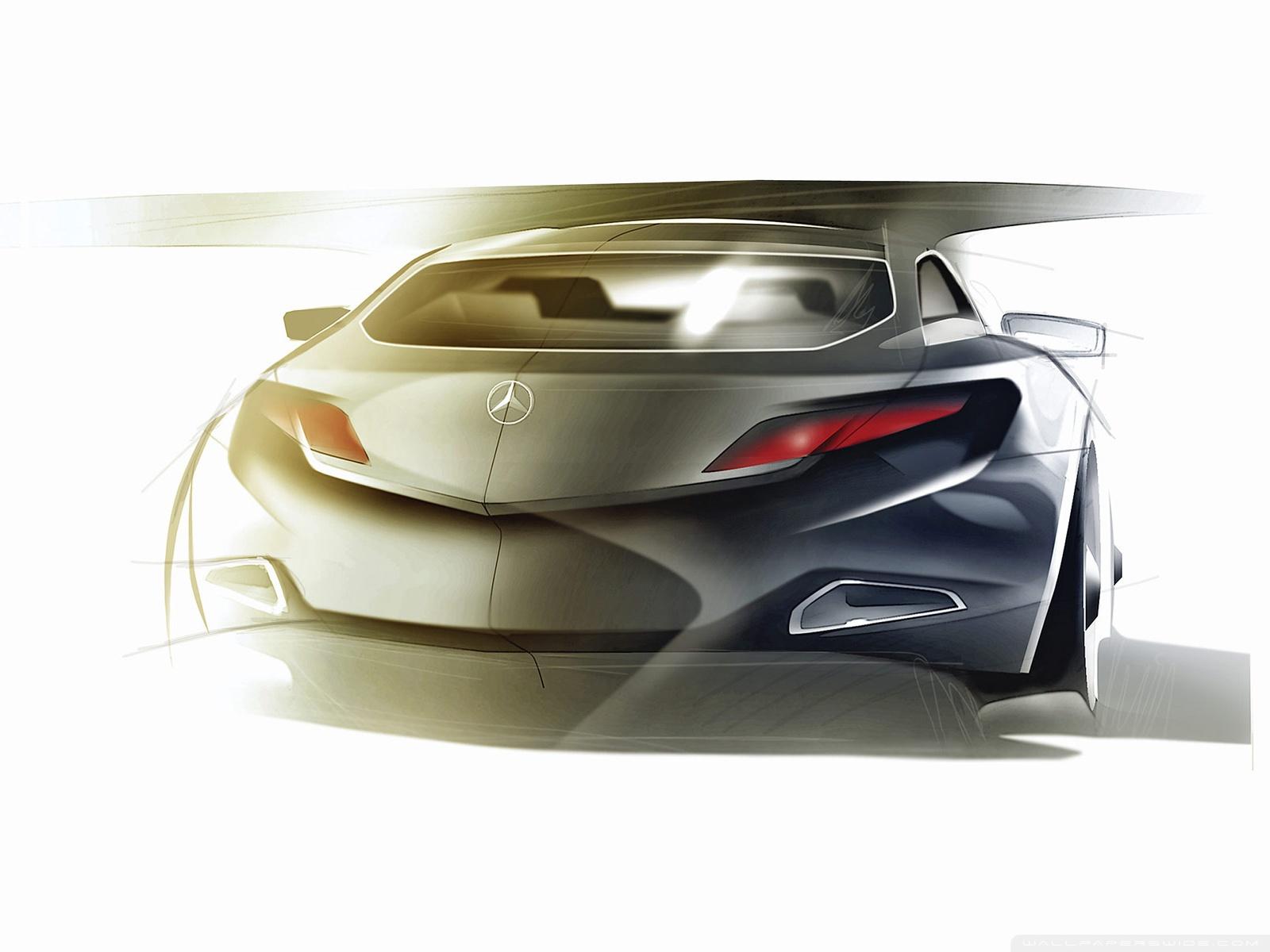 Mercedes Benz Sketch 1 wallpaper