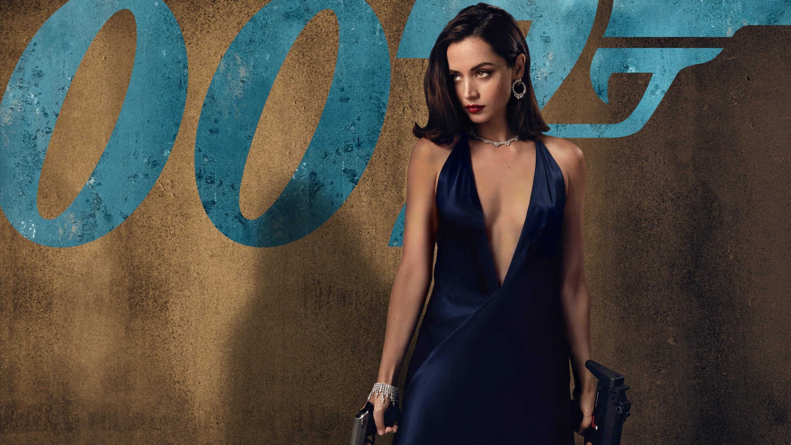 No time to die 2560x1440 ana de armas 8k