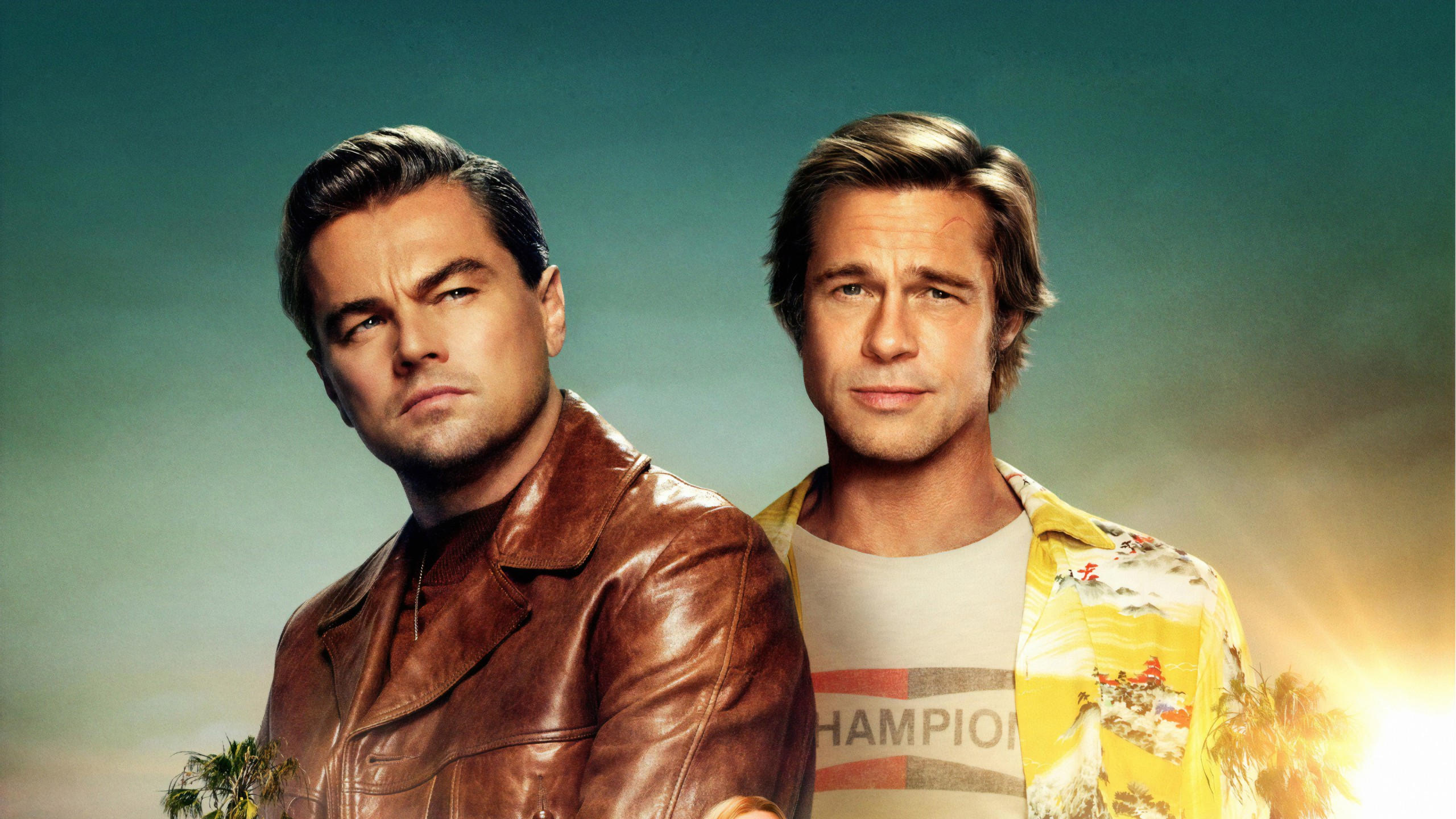 Once upon a time in hollywood 2560x1440 brad pitt leonardo dicaprio 4k