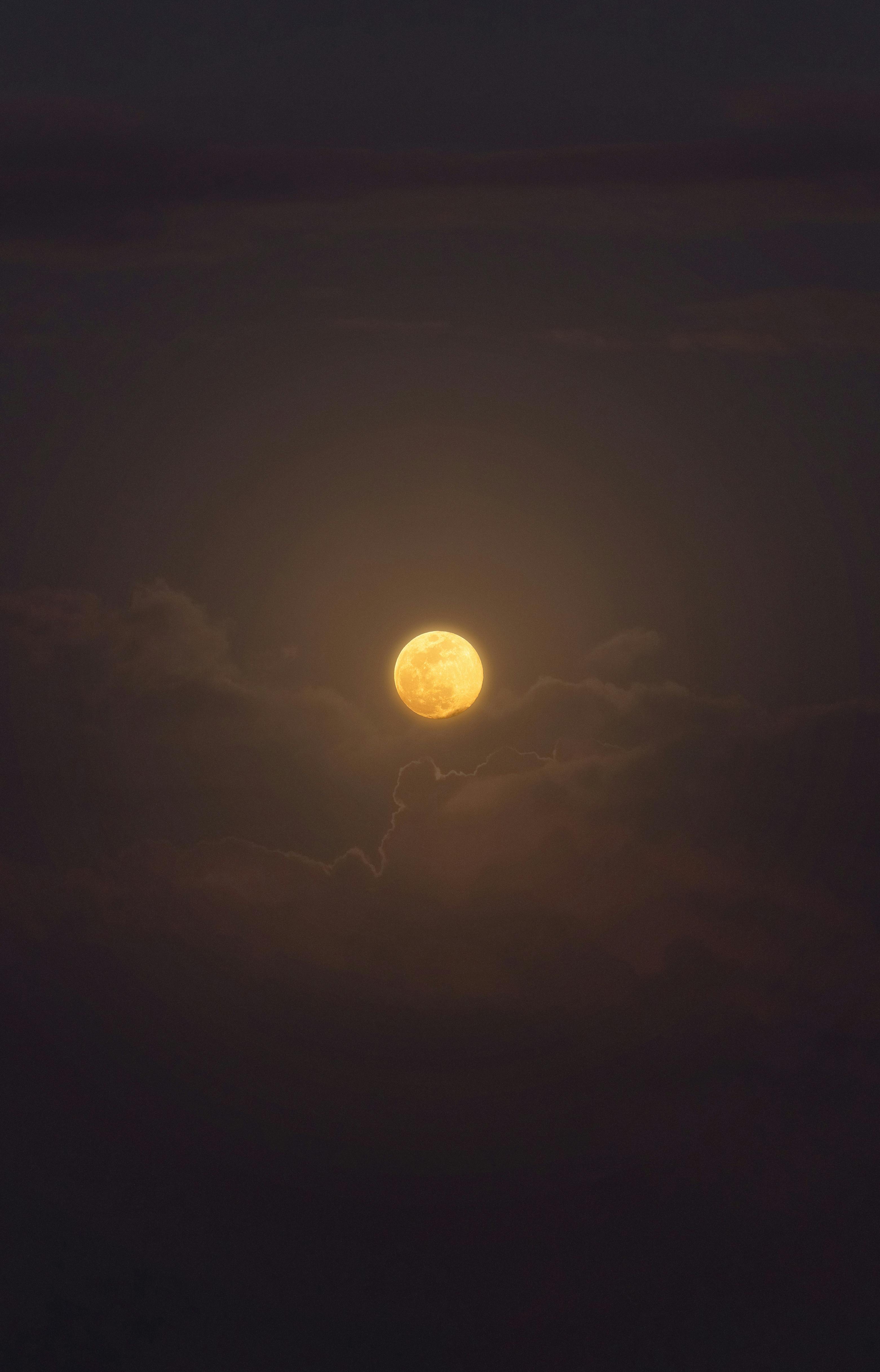 Imagen de Cielo, Fotografía, Luna