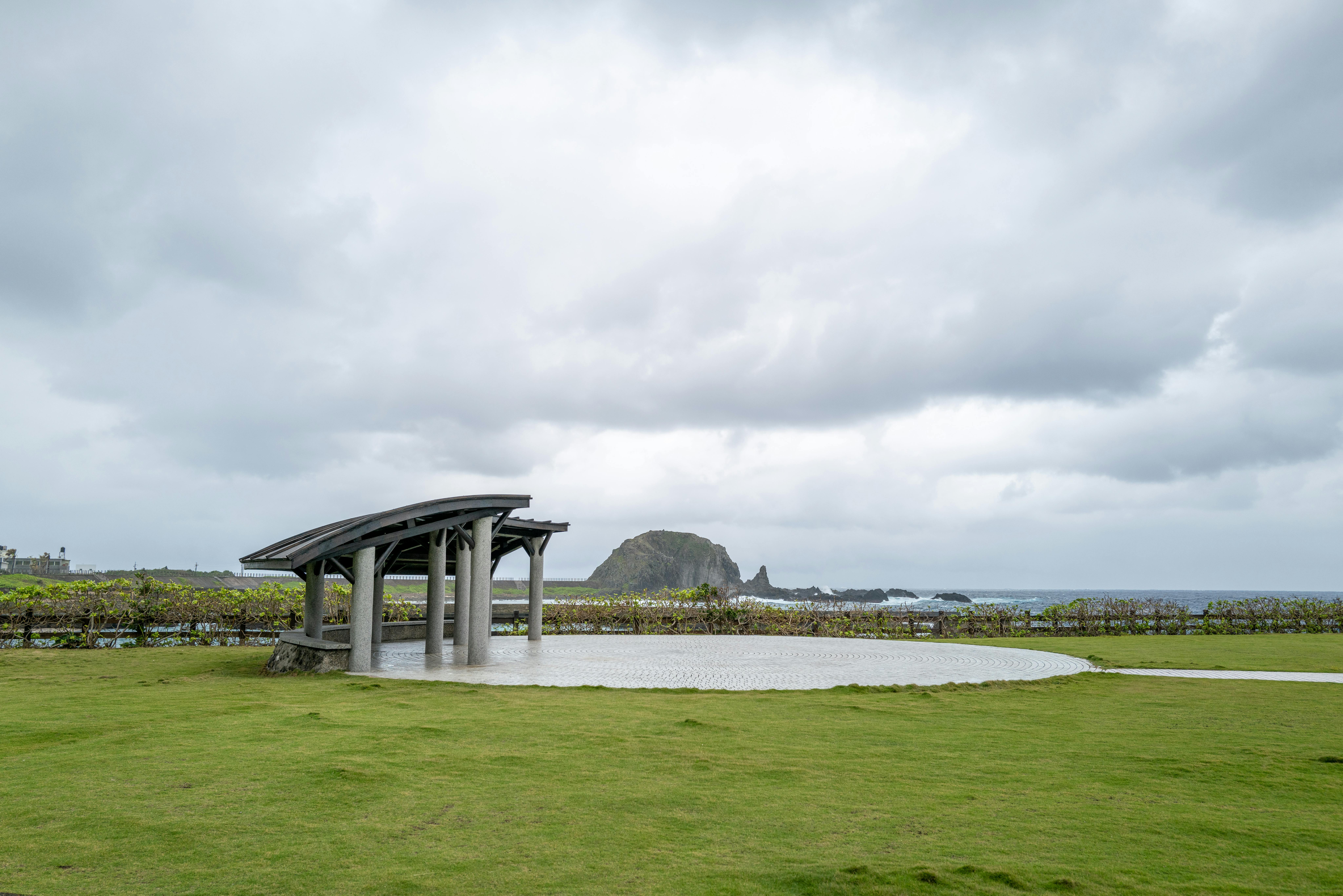 Estructura moderna en paisaje natural, fondos de pantalla, naturaleza, paisaje, arquitectura.