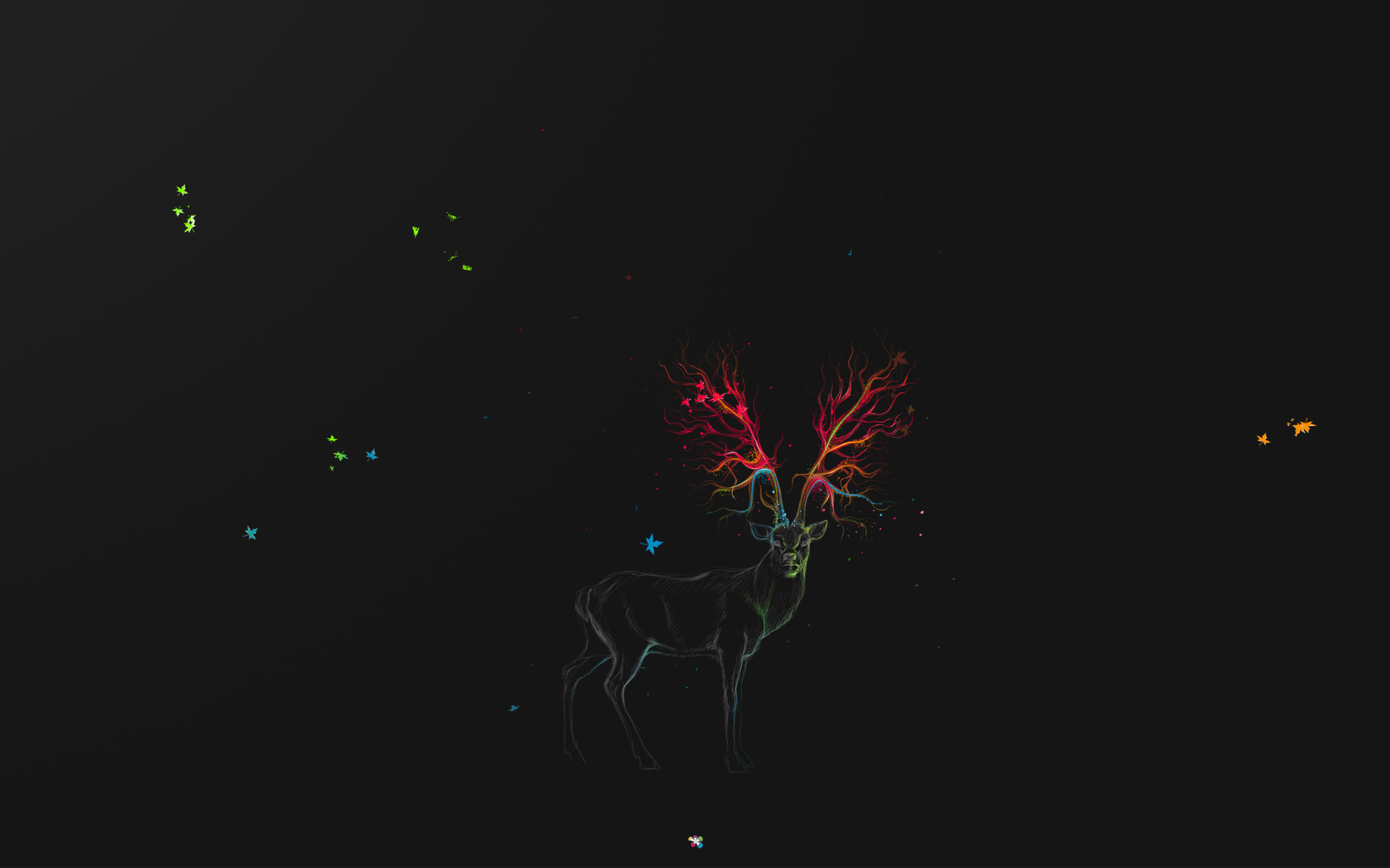 Reno hecho con luces