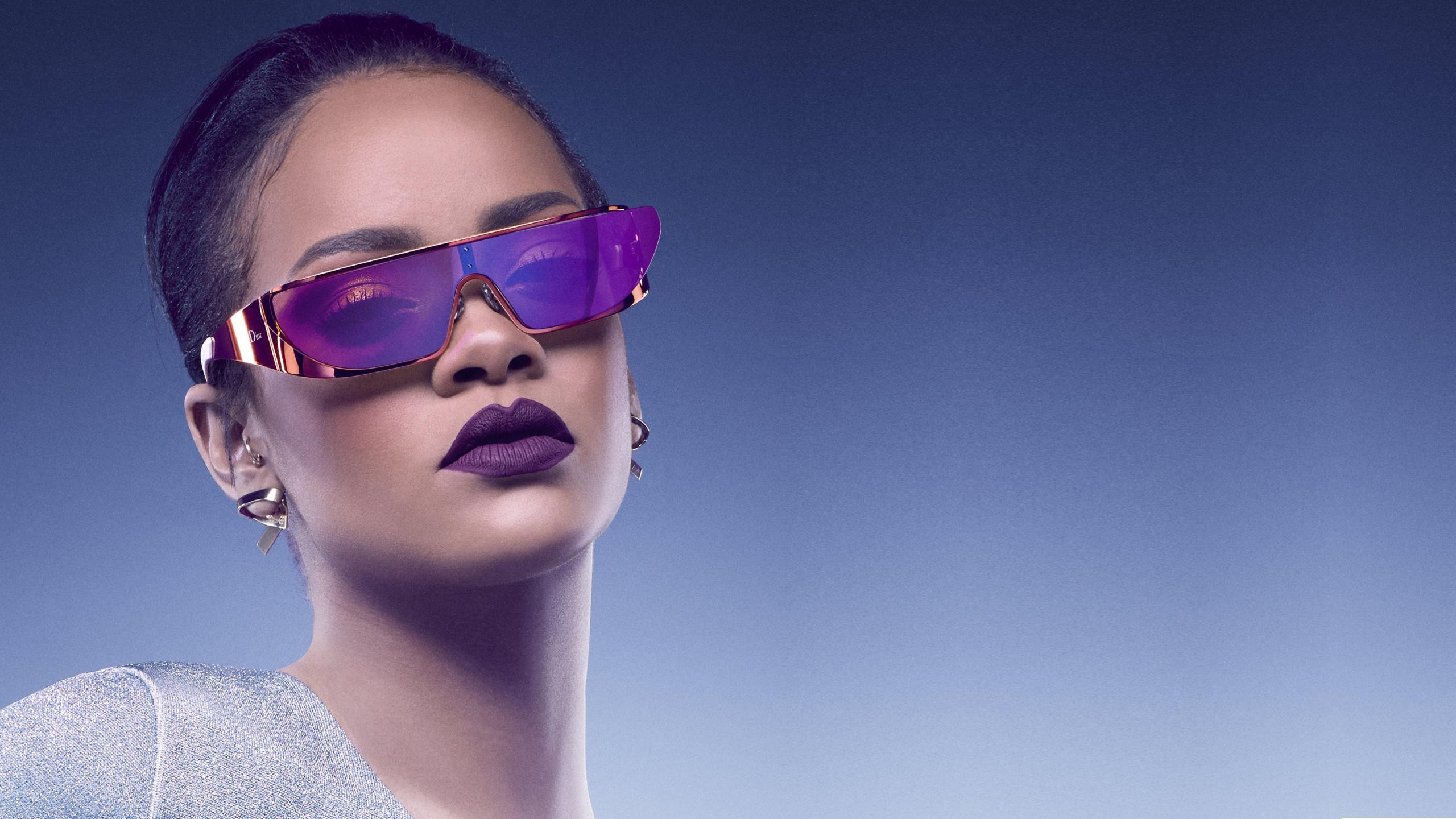 Rihanna 2560x1440 dior sunglasses jean baptiste mondino dior eyewear