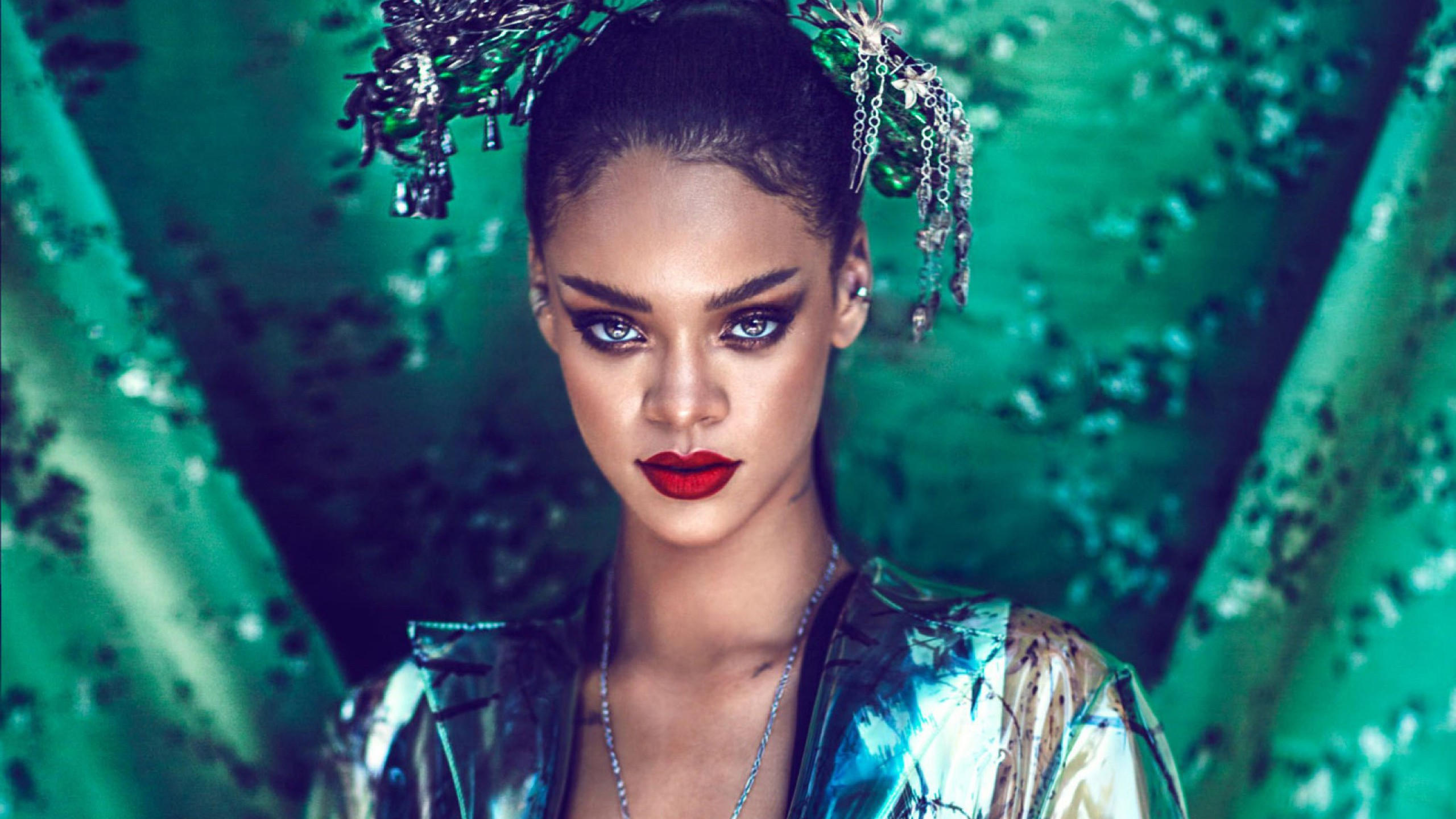 Rihanna 2560x1440 top music artist and bands singer actress