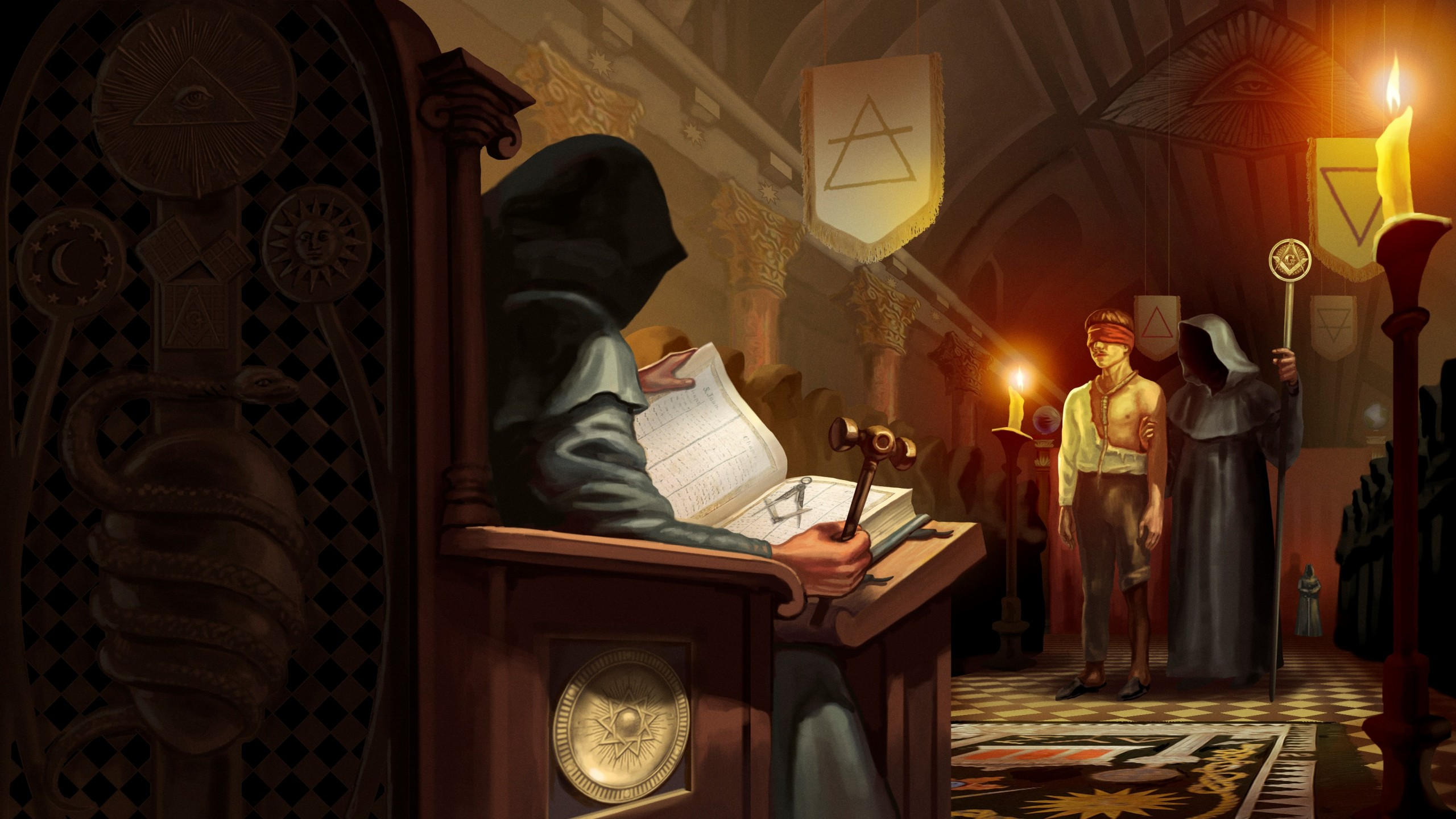 Secret government 2560x1440 artwork 4k