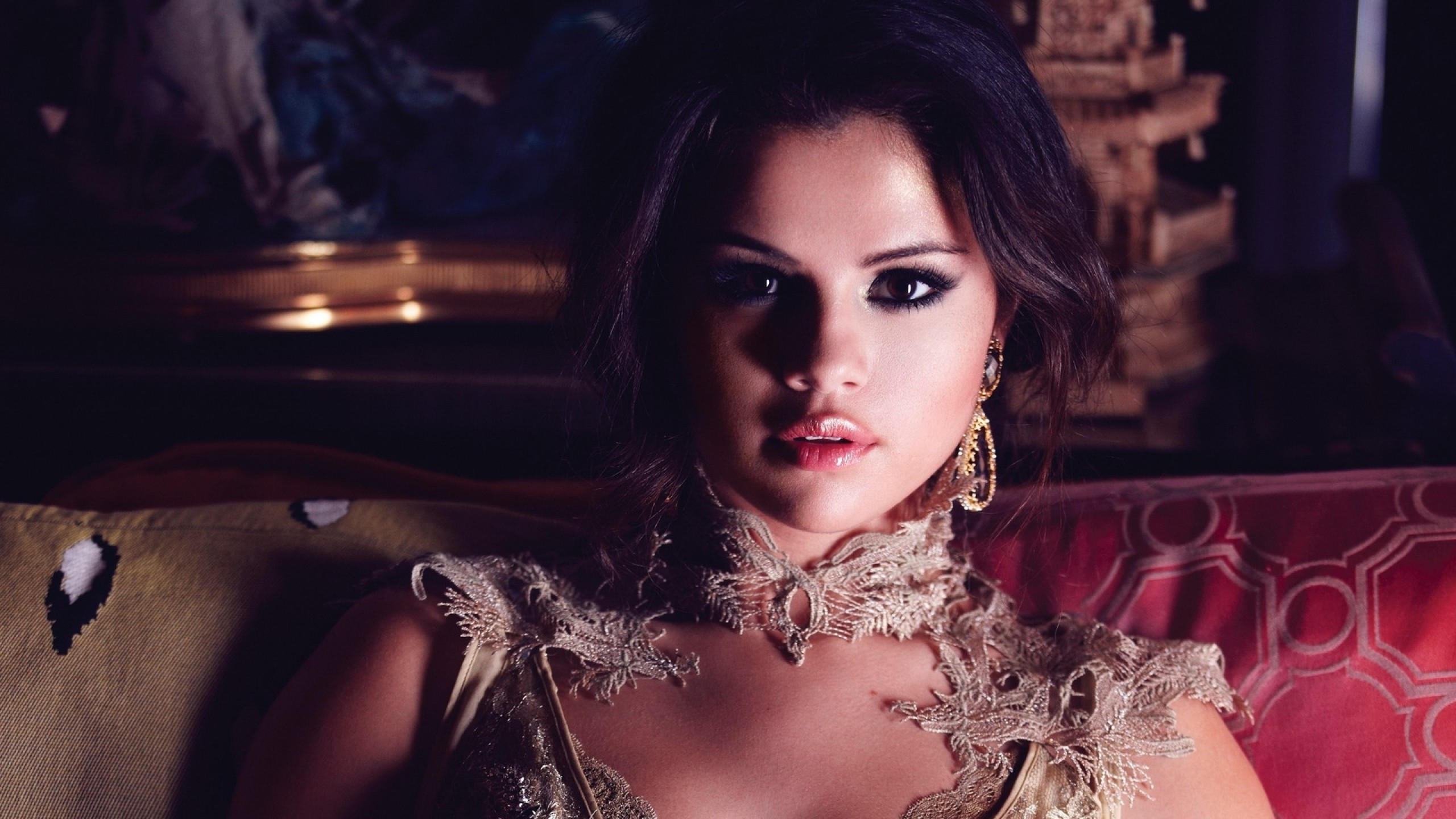 Selena gomez 2560x1440 beauty photo 4k