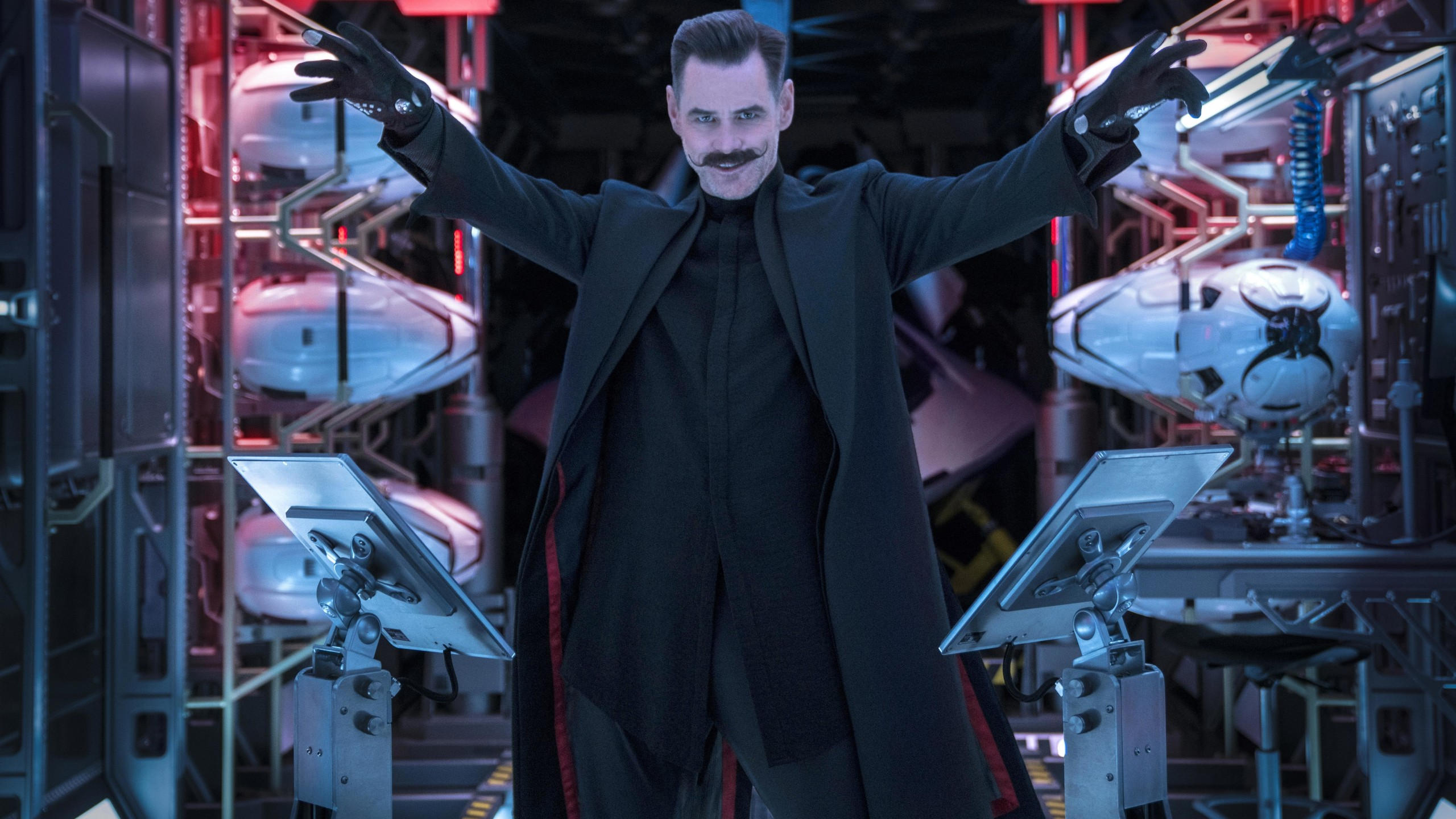 Sonic the hedgehog 2560x1440 jim carrey 5k