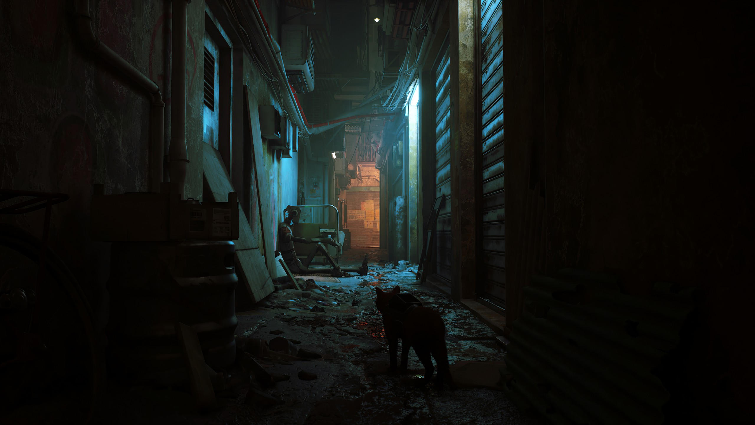 Stray 2560x1440 screenshot gameplay playstation 5 ps5 8k