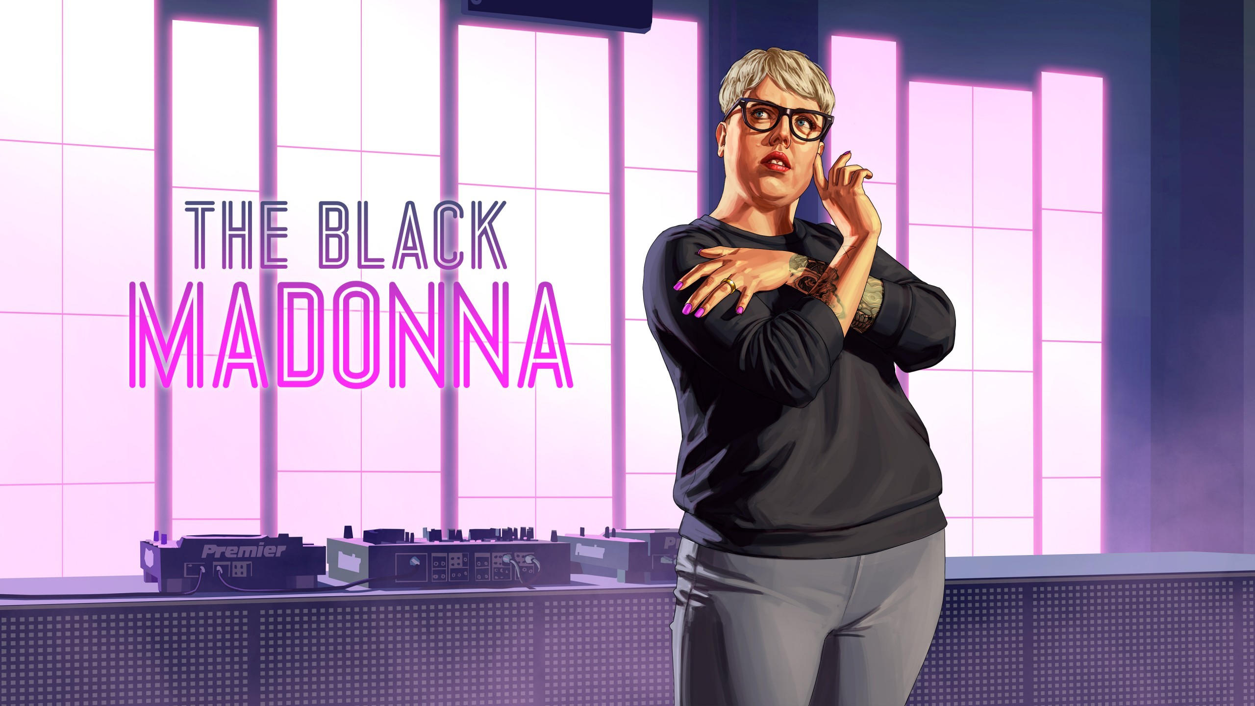 The black madonna 2560x1440 gta online poster hd
