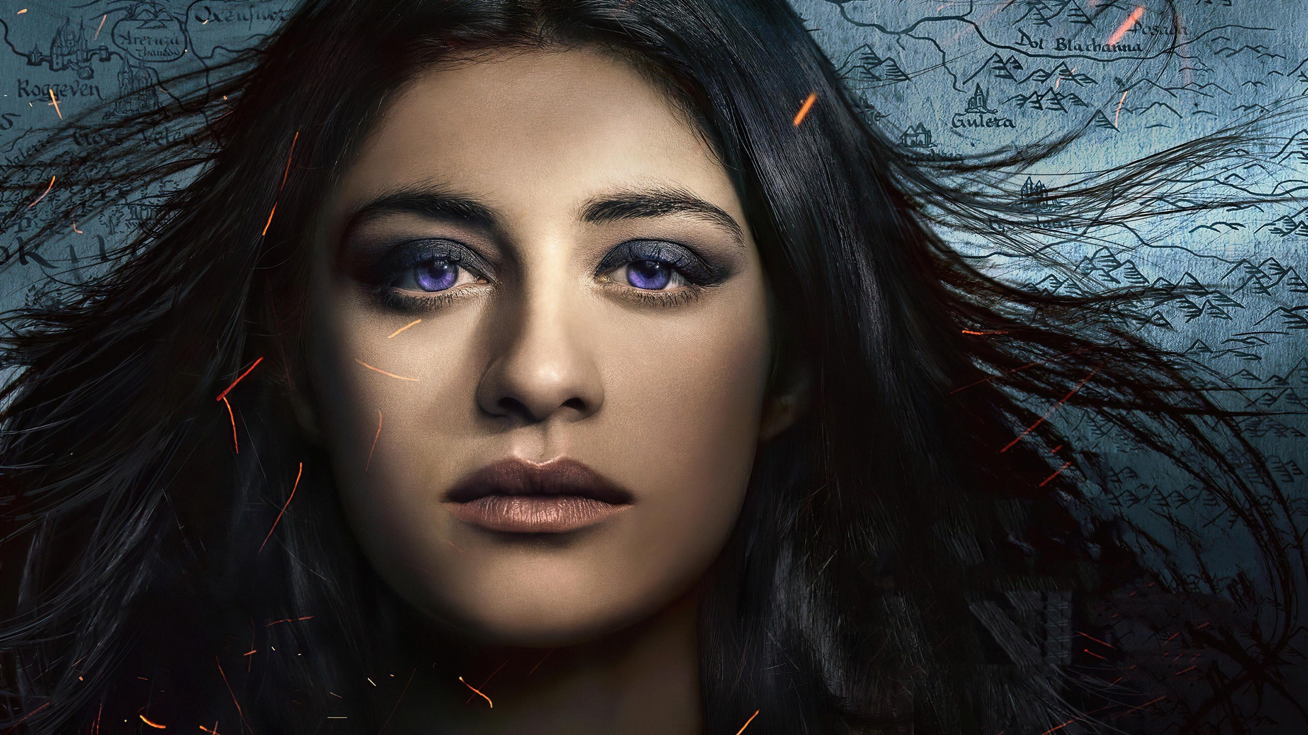 The witcher 2560x1440 poster anya chalotra 4k