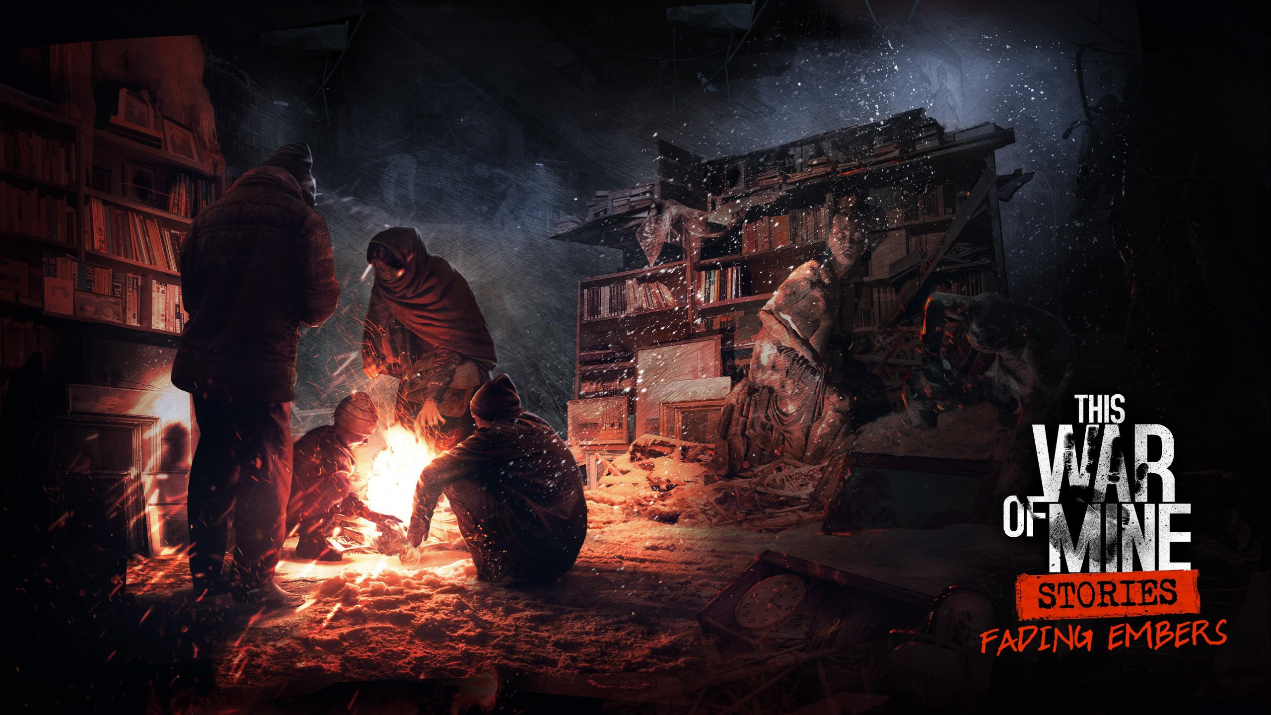 This war of mine fading embers 2560x1440 poster 4k
