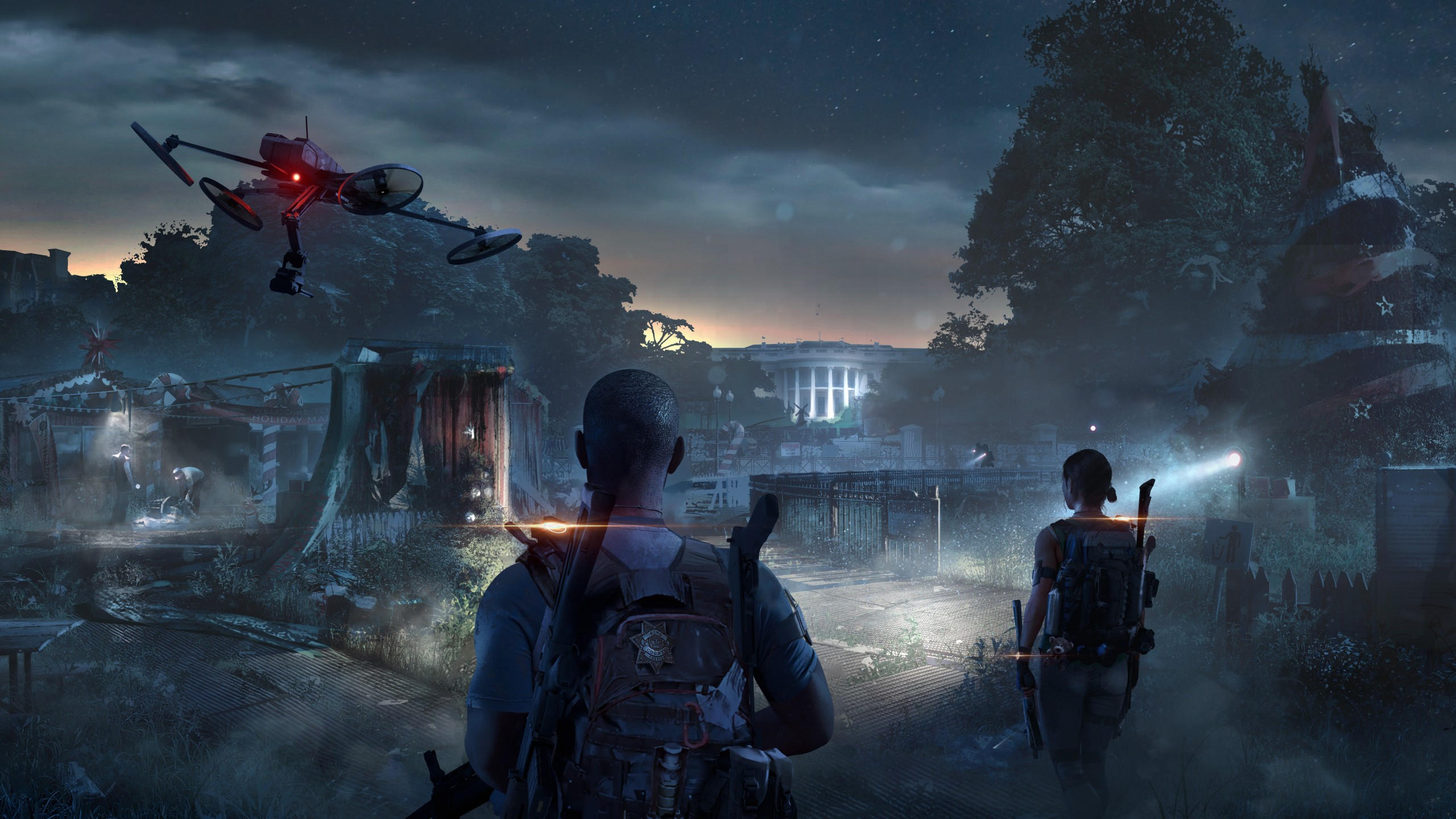 Tom clancy 039 s the division 2 2560x1440 tom clancys the division 2 gamescom 2018 poster 7k