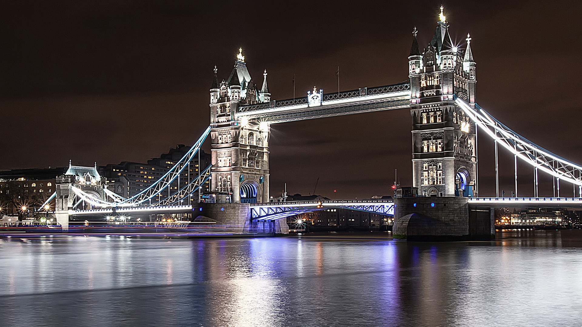 Tower bridge at night