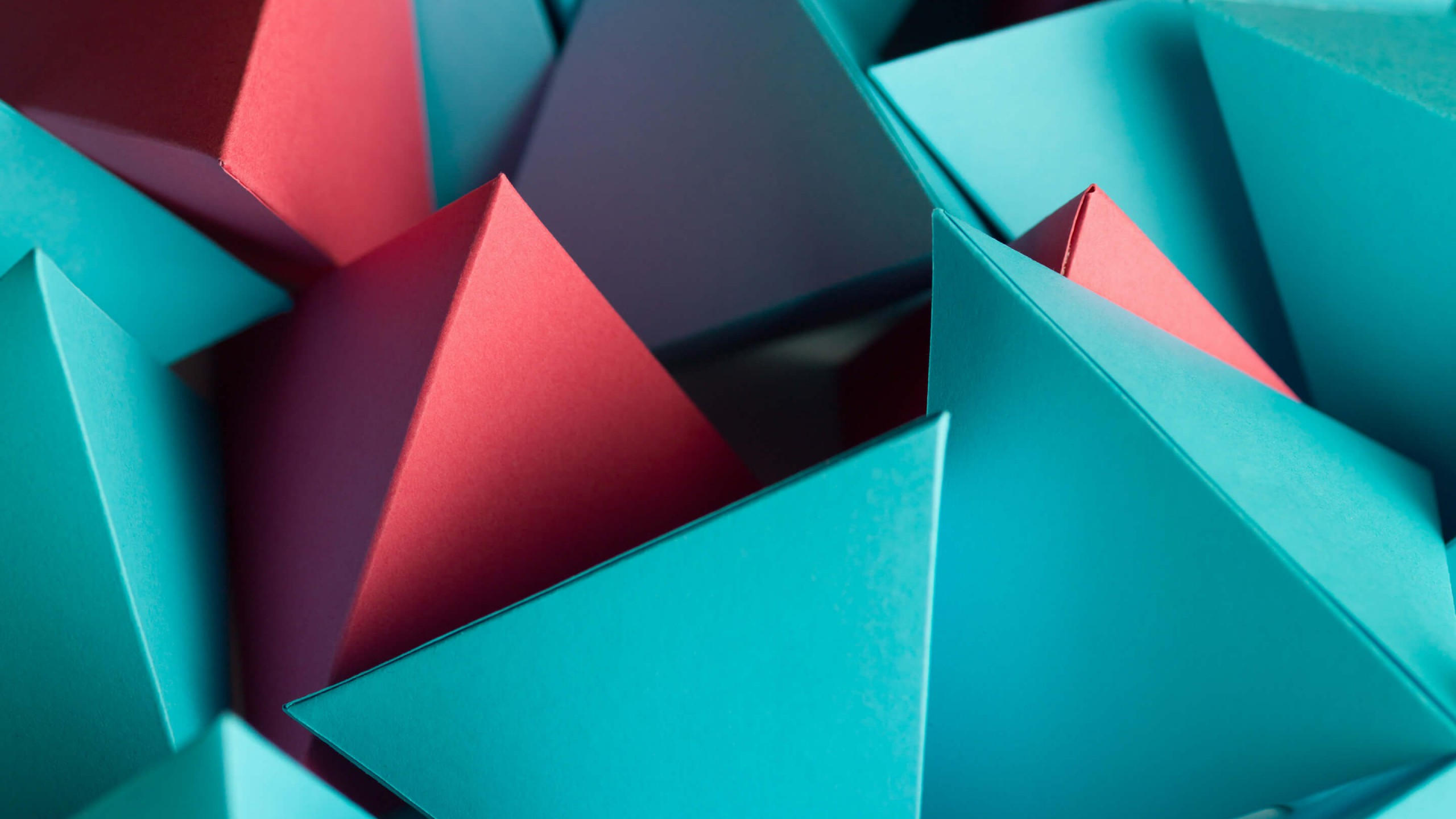 Triangle 2560x1440 3d 4k