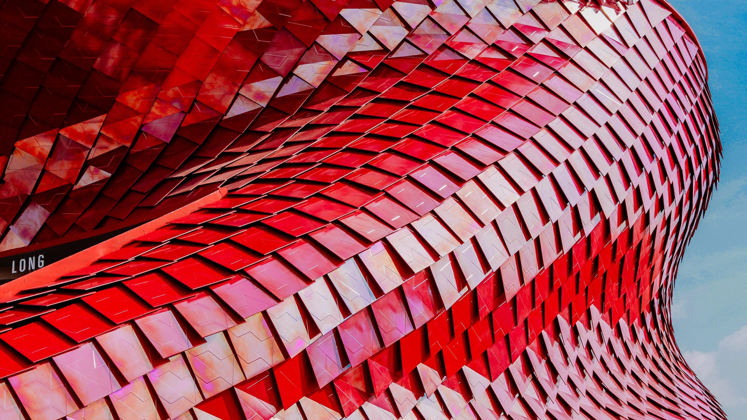 Vanke pavilion 2560x1440 red 4k