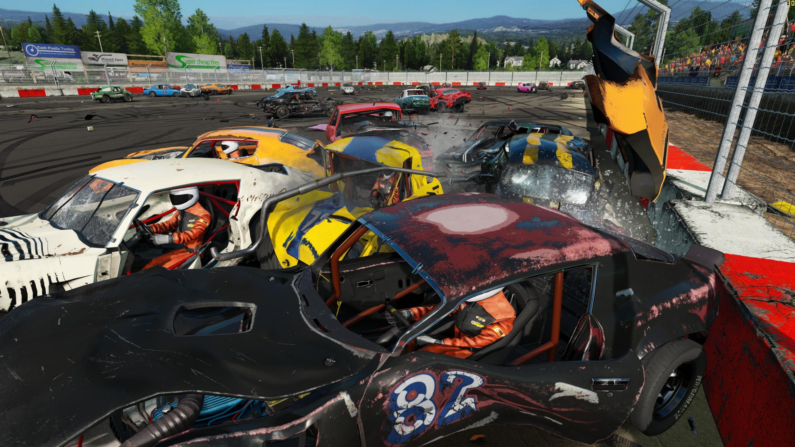 Wreckfest 2560x1440 next car game e3 2018 screenshot 4k