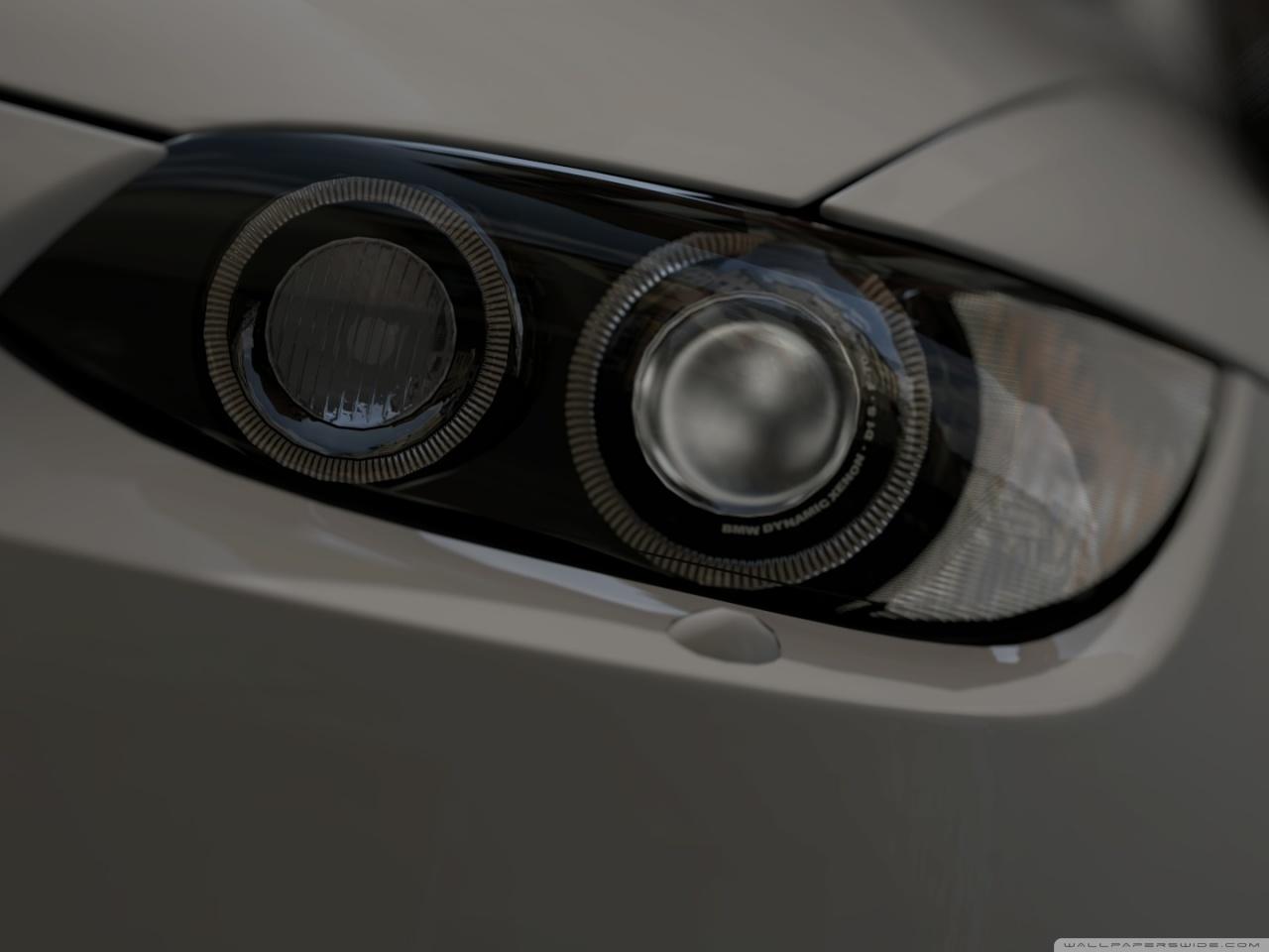 BMW M3 Detailed lights wallpaper