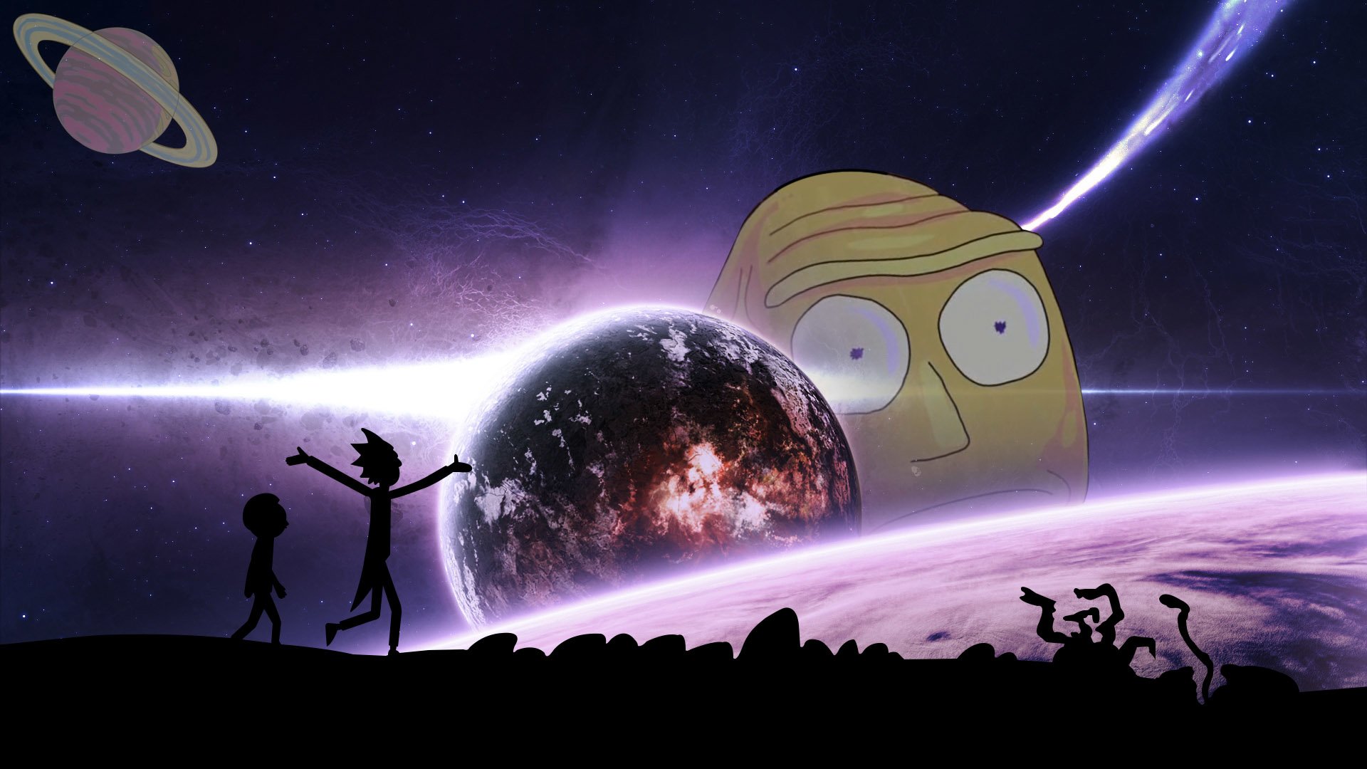 Fondos de pantalla iphone rick and morty