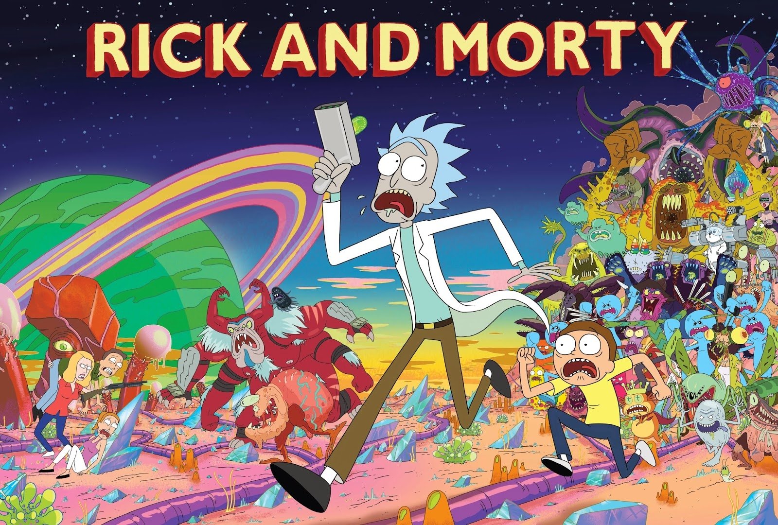 Fondos de pantalla para rick and morty