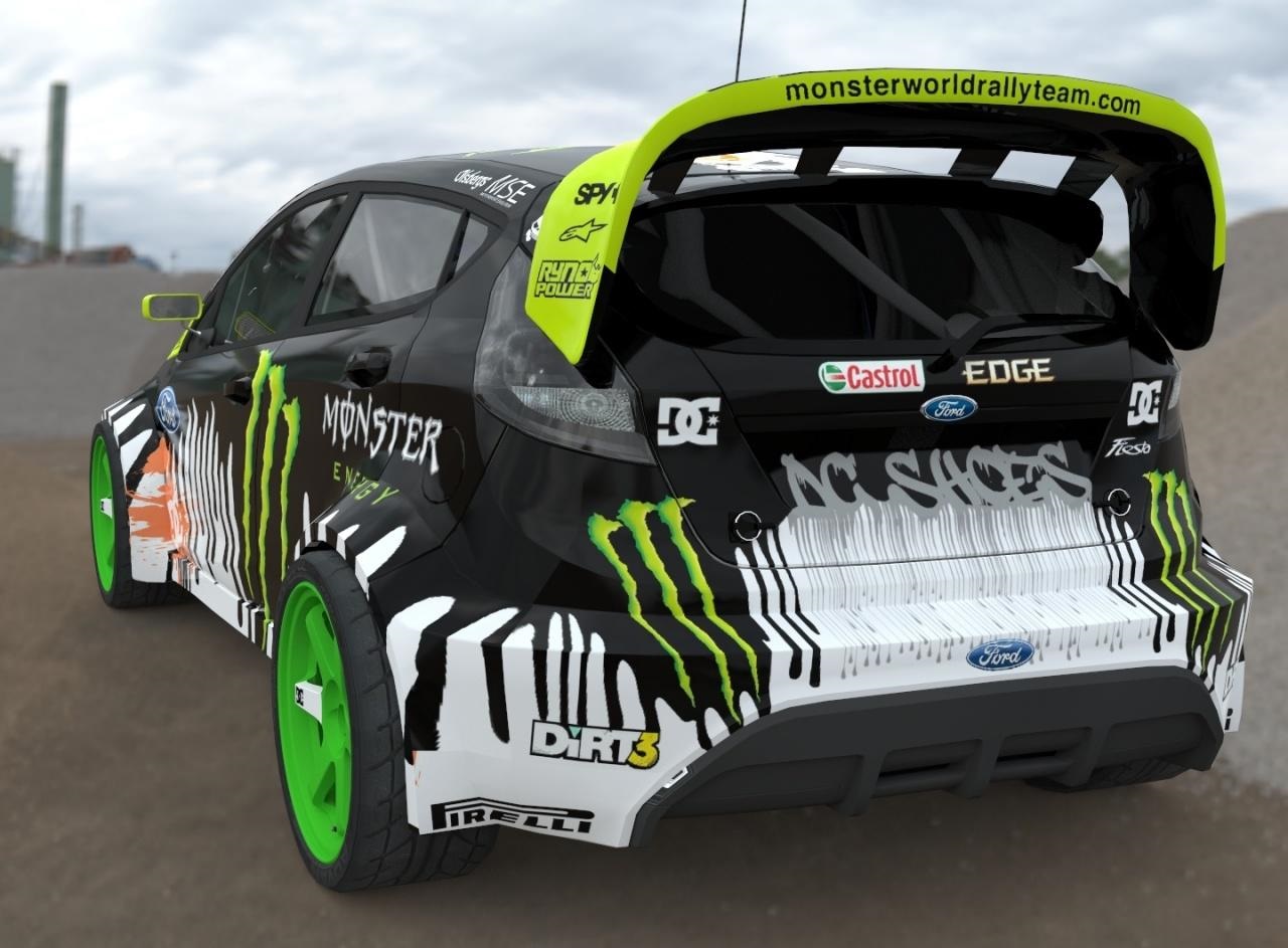 Ken Block Fiesta Render wallpaper