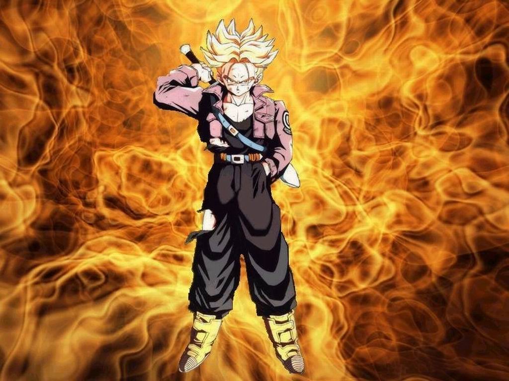 Trunks in fire