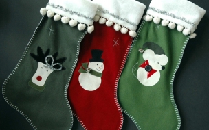 Calcetines en navidad