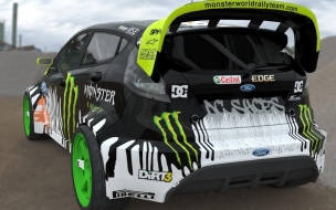 Ken Block Fiesta Render wallpaper