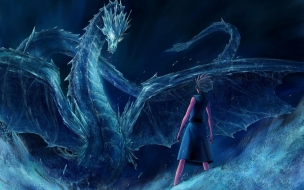 Bleach Blue Dragon