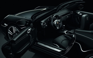 2011 Black Porsche 911 Black Edition Interior wall