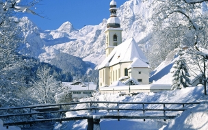 Iglesia paisaje Nevado