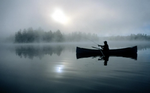 Hombre pescando