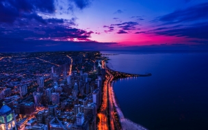 Chicago sunset