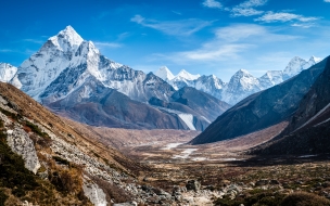 Ama dablam himalaya mountains