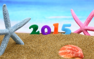 Fondo de pantalla de 2015 en el mar