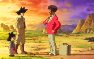 Dragon Ball Super Capitulo 1 Goku, Goten y Mister Satan