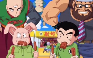 Dragon Ball Super Capitulo 6 Amigos de Goku Comiendo