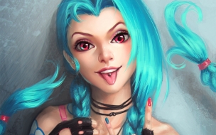 Fondo de pantalla HD Jinx