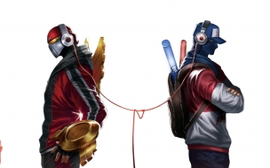 Zed Y Shen enfrentados en este fondo de pantalla lol