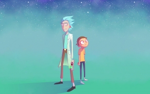 Fondo de pantalla rick y morty pc