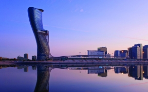 Hyatt capital gate 2560x1440 united arab emirates best hotels tourism