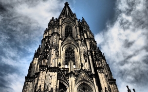 Cologne cathedral 2560x1440 germany cologne europe sky 4k