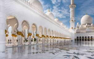 Sheikh zayed mosque 2560x1440 abu dhabi 4k