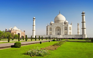 Taj mahal 2560x1440 india temple castle travel tourism 6k