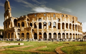 Colosseum 2560x1440 rome italy travel tourism