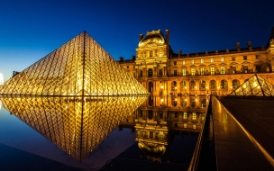 Louvre museum 2560x1440 france paris tourism travel