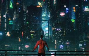 Futuristic 2560x1440 cyberpunk future world 4k