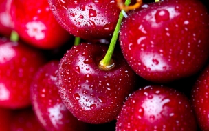 Cherries 2560x1440 delicious 4k