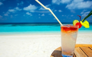 Cocktail 2560x1440 beach 5k