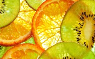 Kiwi 2560x1440 orange fruit 5k