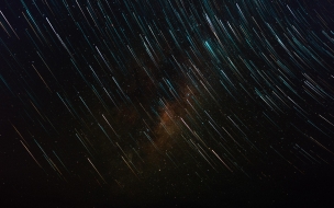 Stars 2560x1440 star trail galaxy sky 4k 6k